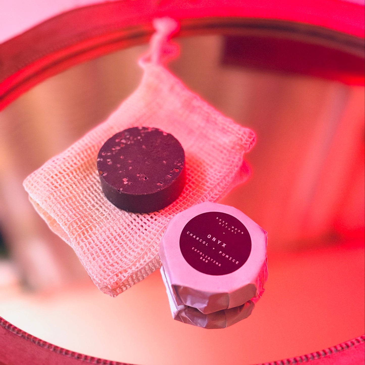 Onyx- Charcoal +Pumice  Exfoliating Bar